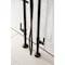 Aqua Vintage CCK8405DKL Freestanding Tub Faucet with Supply Line, Stop Valve, Oil Rubbed Bronze CCK8405DKL - alternate 4